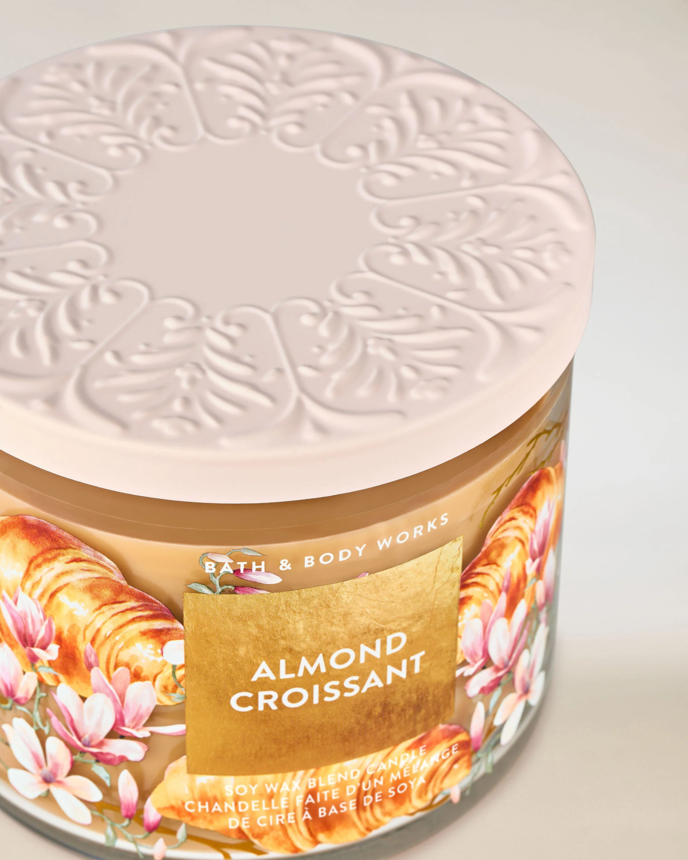 Almond Croissant 3-Wick Candle - Image 2