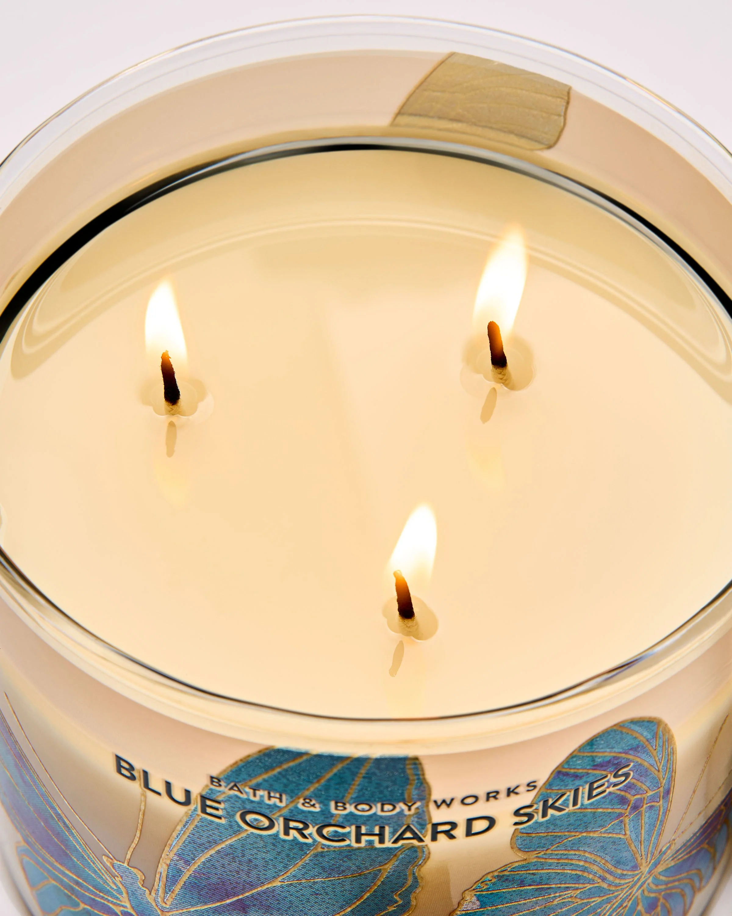 Blue Orchard Skies 3-Wick Candle - Image 3
