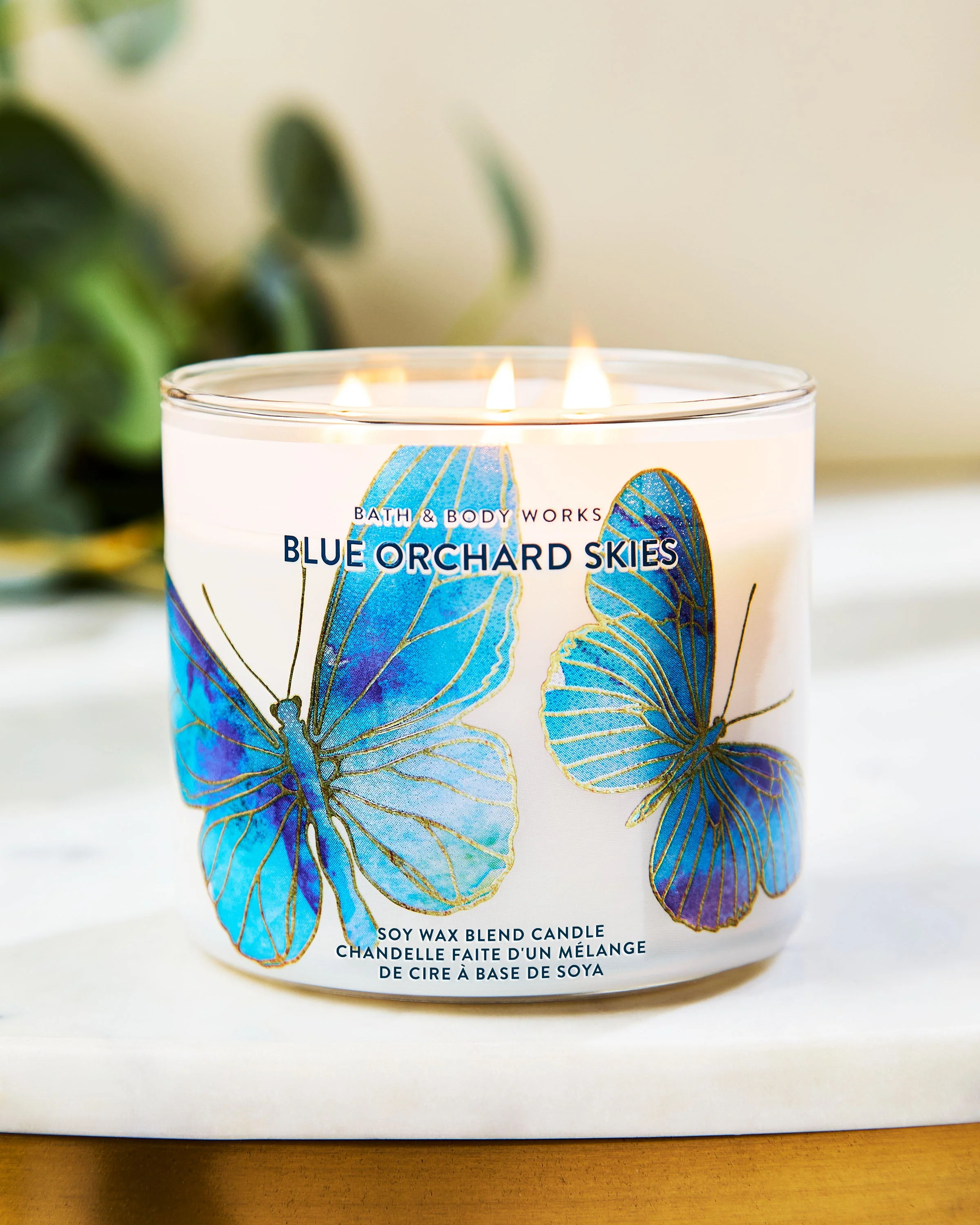 Blue Orchard Skies 3-Wick Candle - Image 5