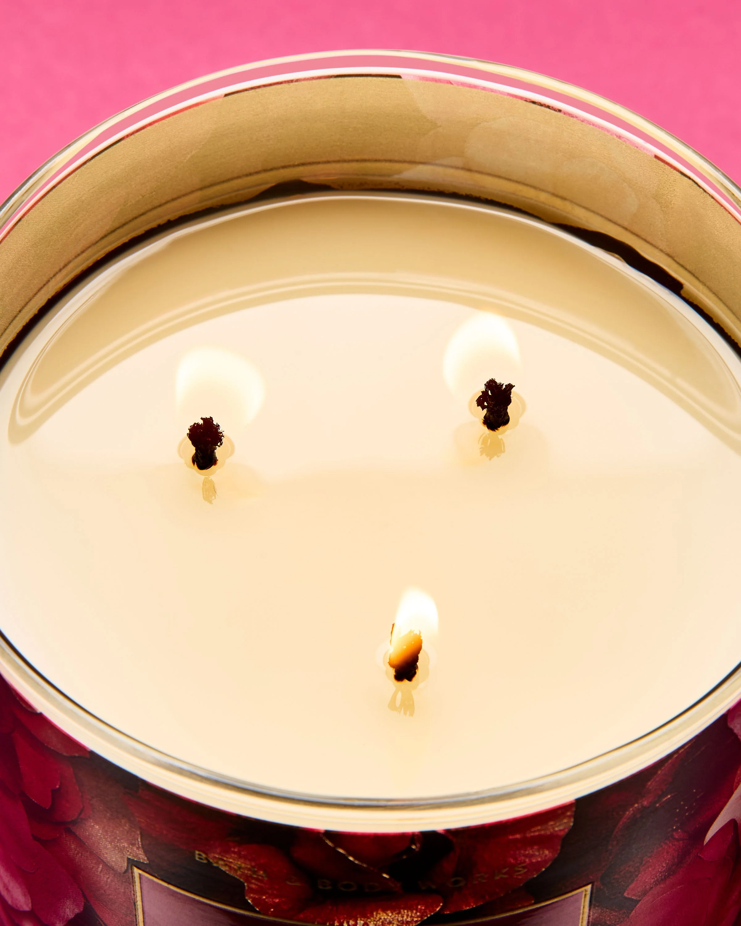 Covered In Roses 3-Wick Candle - Image 3