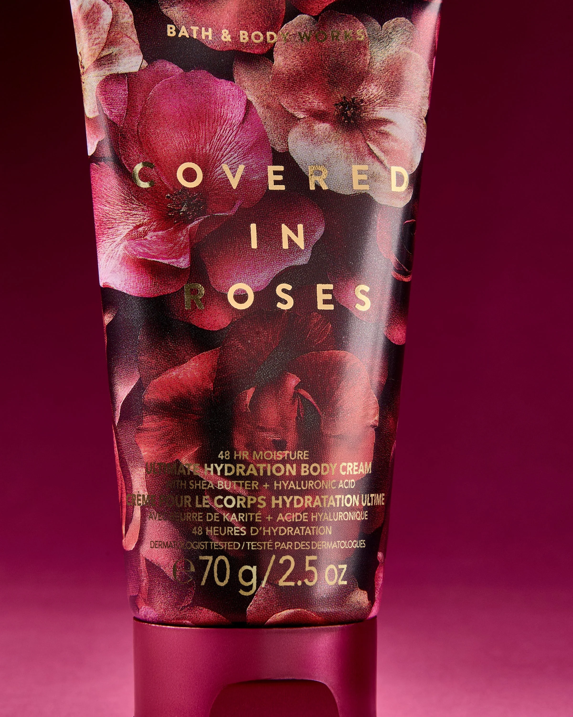 Covered In Roses Travel Size Ultimate Hydration Body Cream - Image 2