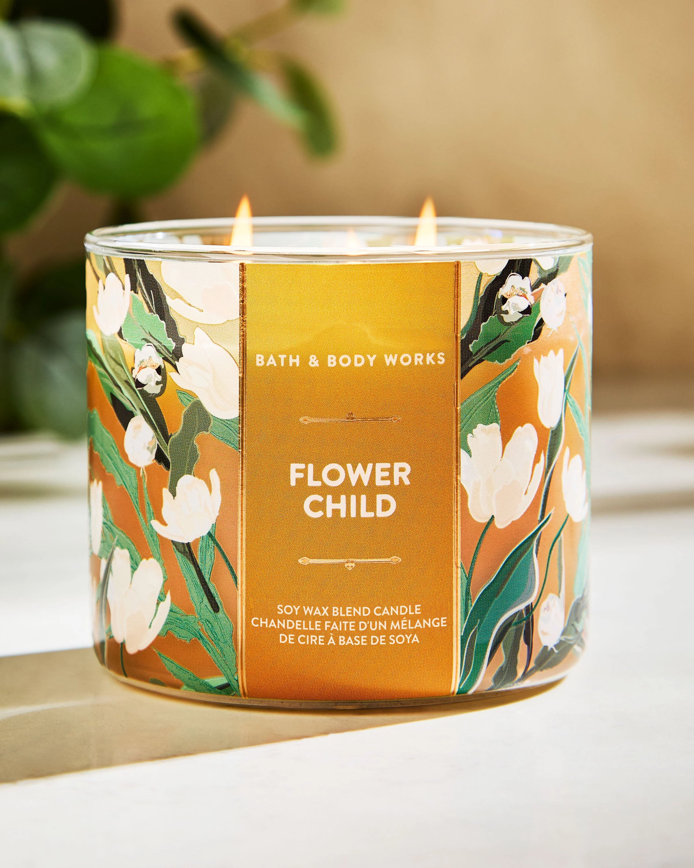 Flowerchild 3-Wick Candle - Image 4