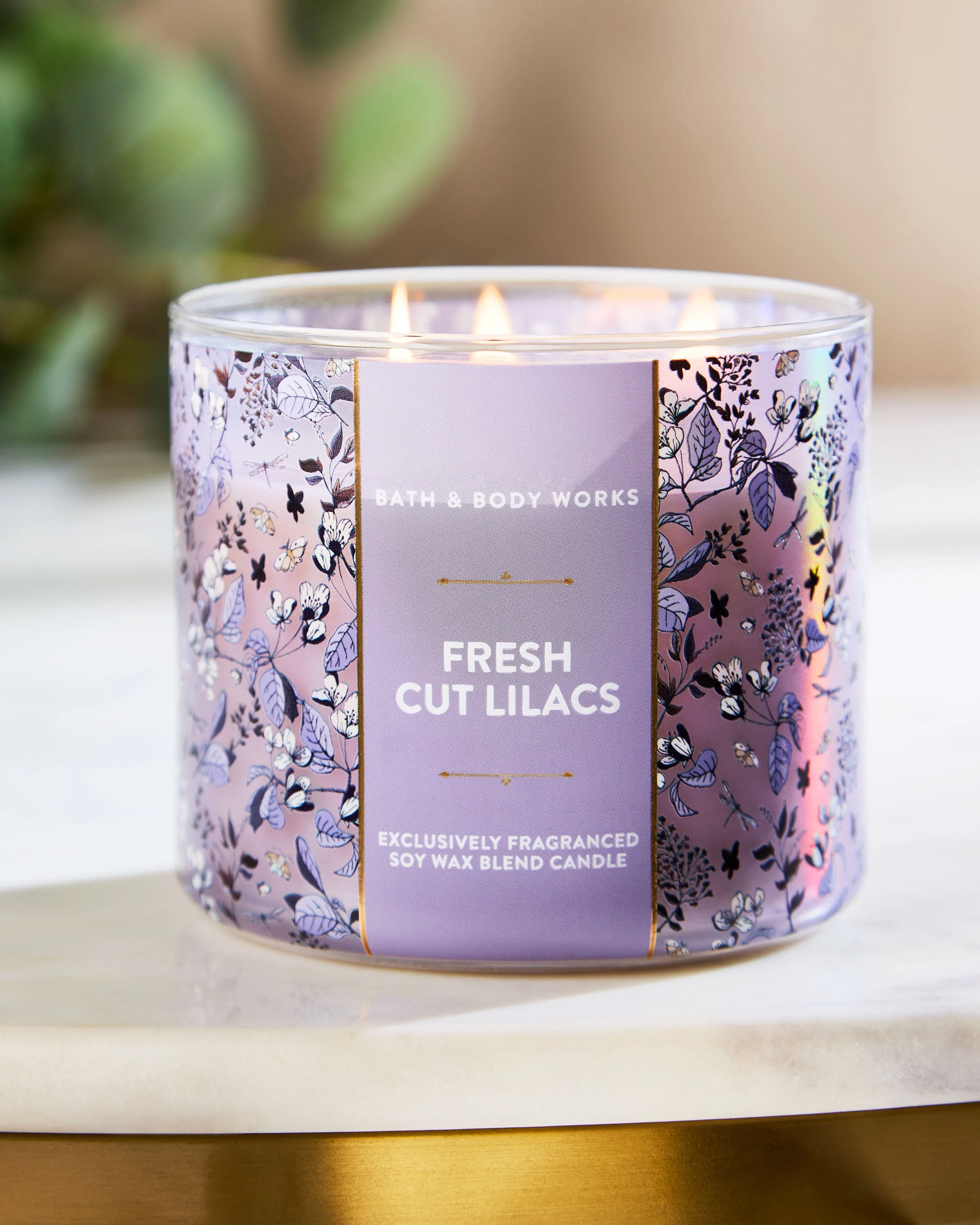 Fresh Cut Lilacs 3-Wick Candle - Image 3