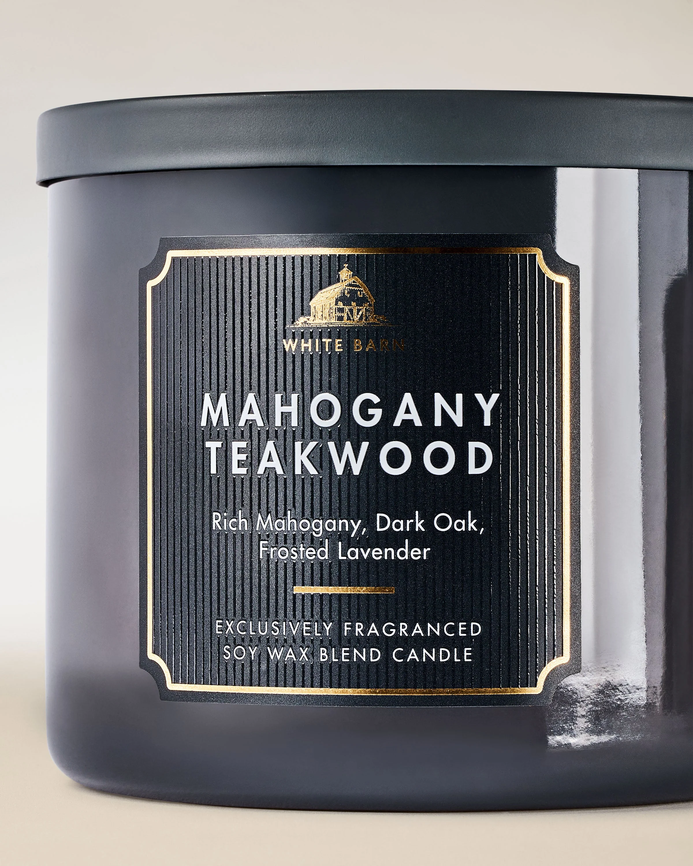 Mahogany Teakwood 3-Wick Candle - Image 2