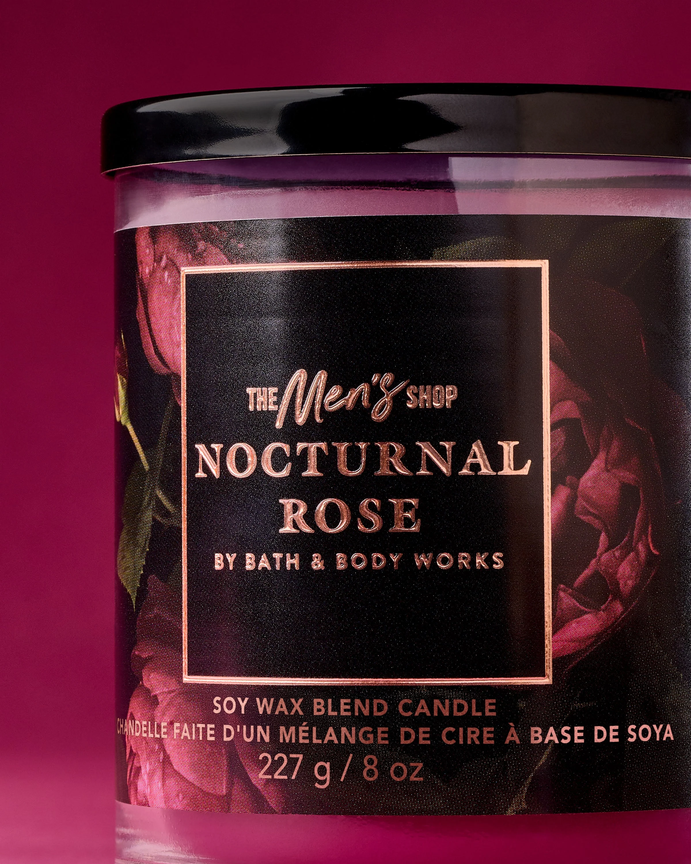 Nocturnal Rose Single Wick Candle - Image 2
