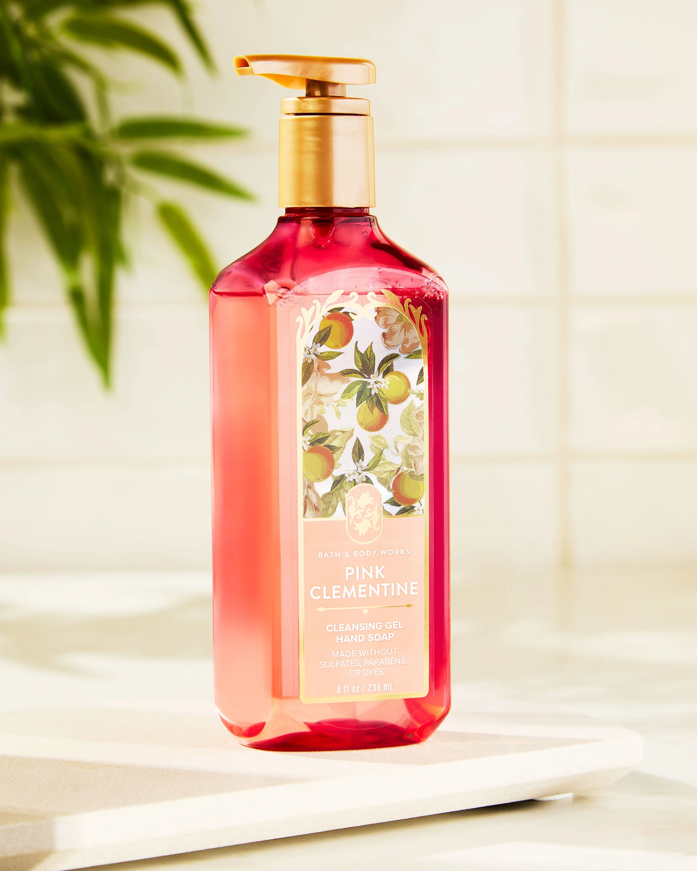 Pink Clementine Cleansing Gel Hand Soap - Image 5