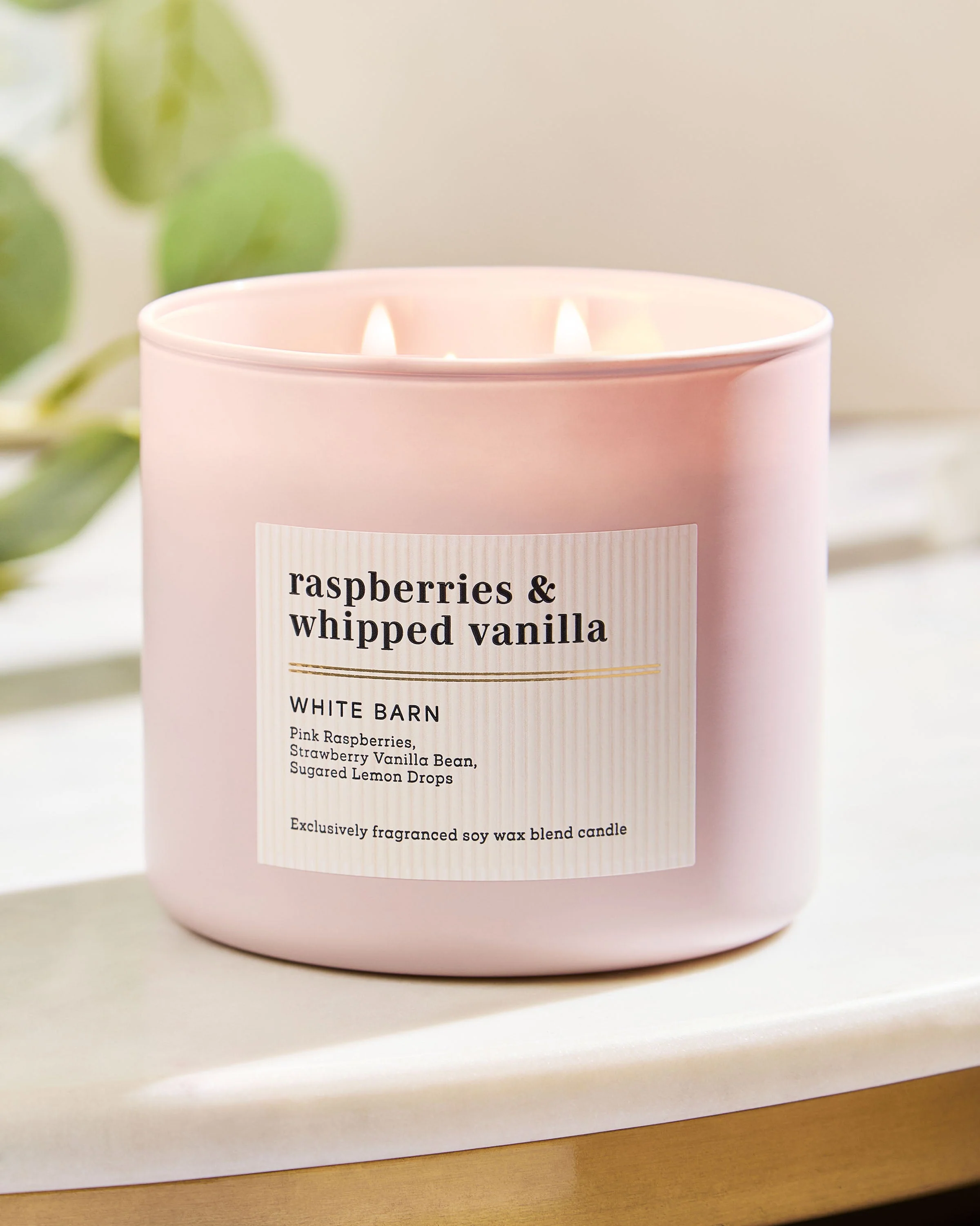 Raspberries & Whipped Vanilla 3-Wick Candle - Image 5
