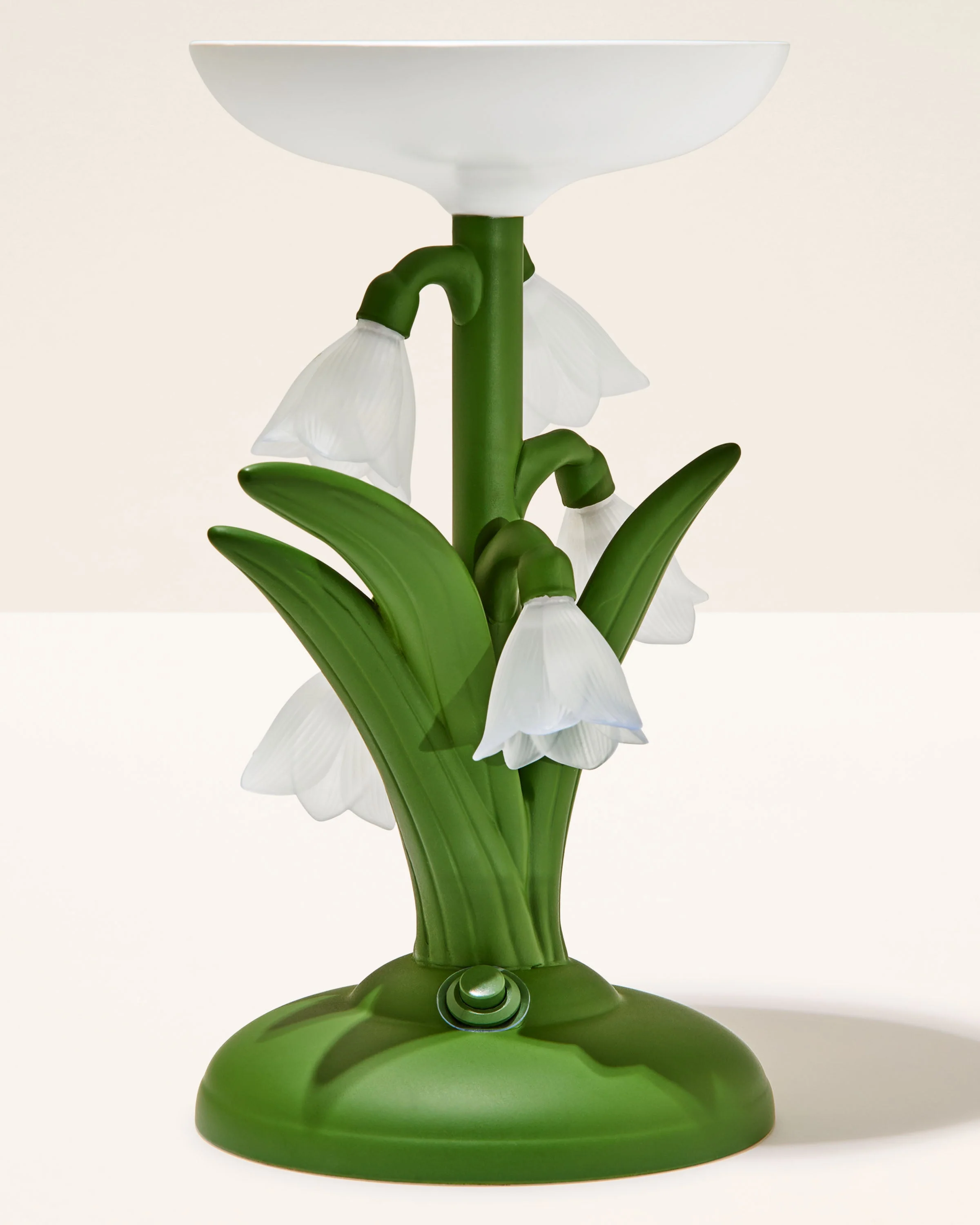 Snowdrop Dream Light-Up Pedestal Candle Holder - Image 3