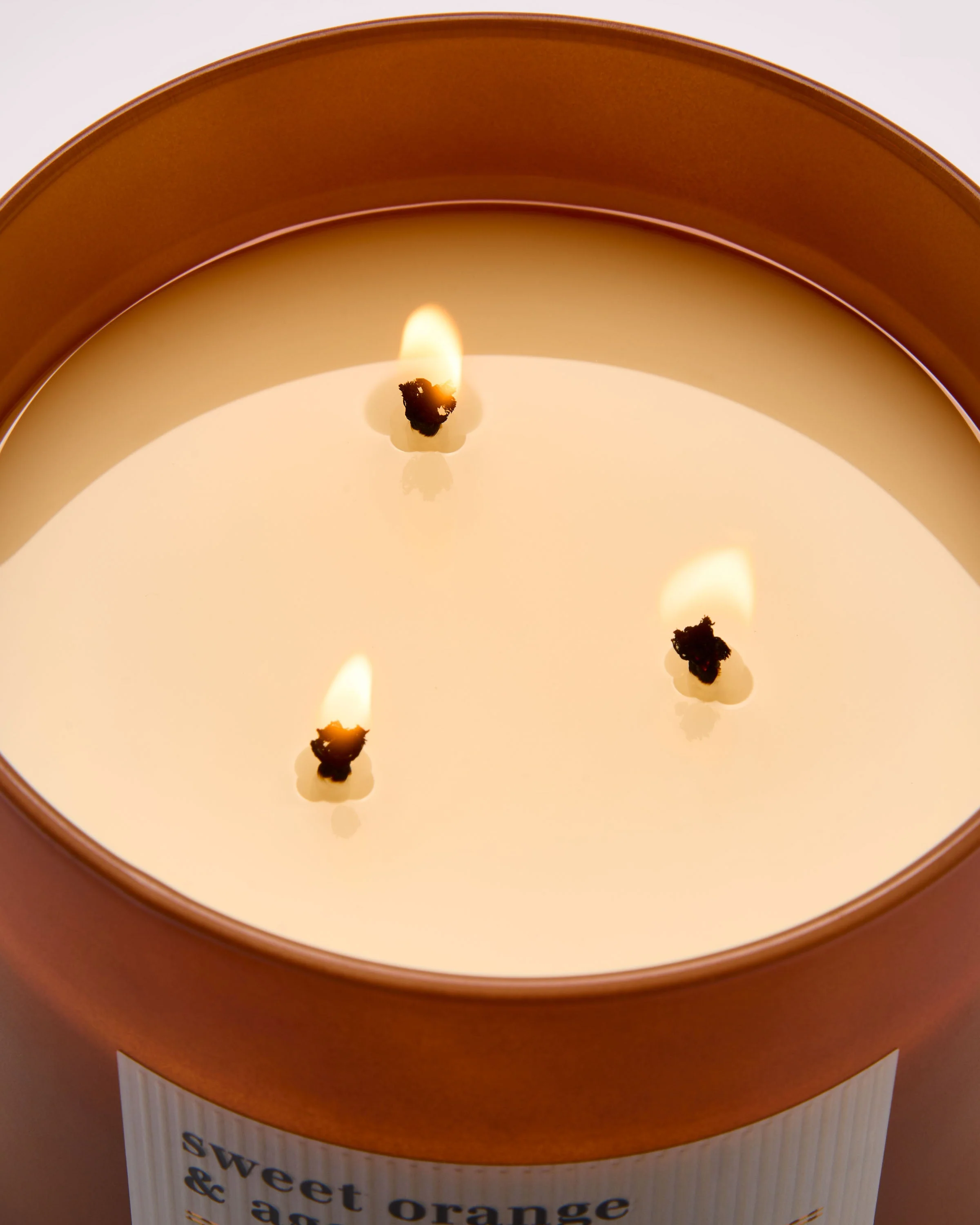 Sweet Orange & Agave 3-Wick Candle - Image 2